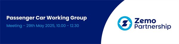 Zemo Passenger Car Working Group Meeting - 29th May 2025, 10.00 - 12.30