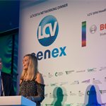 LowCVP MD Andy Eastlake and Awards MC Nicki Shields