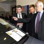 Greg Archer, Graham Smith, Alistair Darling and the new car 'ecolabel'
