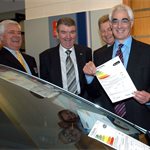 Roger Putnam (Ford), Graham Smith, Greg Archer and Alistair Darling