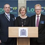 LowCVP MD Andy Eastlake, Lilian Greenwood MP and LowCVP Chair Darran Messem