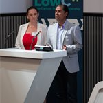 Lorna McAtear and Jay Parmar from Royal Mail and BVRLA