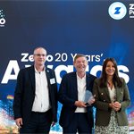 20th Anniversary Award recipient and Zemo Chair Philip Sellwood, Zemo CEO Andy Easltake and awards host Ginny Buckley