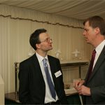 Board member from BERR, Ben Rimmington &  Minister Stephen Timms