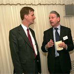 LowCVP Board member and Chairman of Cenex, Brendan Connor with the Minister.
