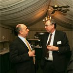 Board member Joe Greenwell of Ford Motor Co (l) & John Wood of MIRA