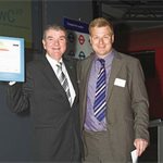 Presentation to out-going LowCVP Chair, Graham Smith (Toyota) and LowCVP MD Greg Archer
