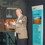 NAIGT Chair, Richard Parry-Jones addresses Reception guests