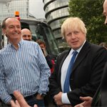 Quentin Wilson & Boris Johnson view low carbon vehicles