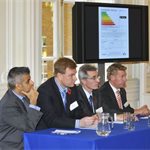 Sadiq Khan, Greg Archer (LowCVP), Paul Everitt (SMMT)& Stephen Latham (RMI) take questions