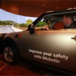 Norman Baker tests Michelin's Mini Simulator