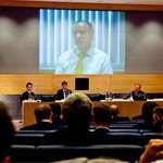 Transport Minister Norman Baker addresses conference via video link - Session 2