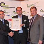 Innovation Award - Runner-Up: (l-r) Olly Mace (BP), Martin Kadhim (Ashwoods), Greg Archer (LowCVP)