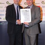 Transport Initiative Award - Highly Commended: (l-r) Colin Herron (Gateshead College), Greg Archer (LowCVP)
