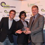 The Whipcar Team: Sam Parton & Vinay Gupta with Greg Archer (LowCVP)