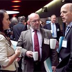 Delegates in discussion at Conference 2012