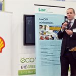 Andy Eastlake, LowCVP, addresses the post-conference drinks reception