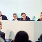 Far left - Dr Norbert Ligterink, TNO