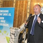 Paul Childs (BAE Systems) addresses the Drinks Reception