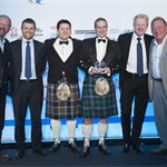 Low Carbon Vehicle Operator of the Year
Winner: Dundee City Council
(L-R) Robert Llewellyn (MC), Matthew Laurence (BAE Systems), Fraser Crichton (Dundee City Council), Gary McRae (Dundee City Council), Darran Messem (Carbon Trust), tbc