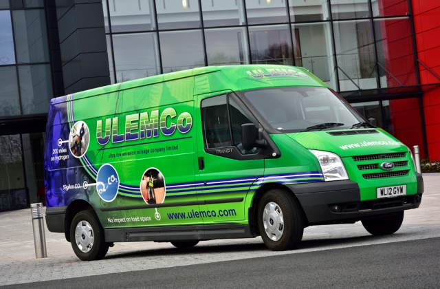 ULEMCO Conversion: Hydrogen-Diesel ICED Van