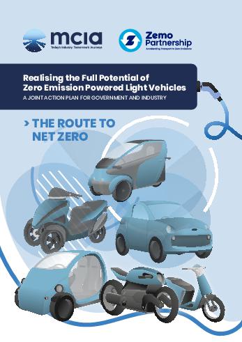 Realising the Full Potential of Zero Emission Powered Light Vehicles